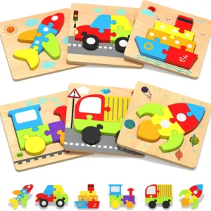 Wooden Toddler Puzzles Gifts Toys