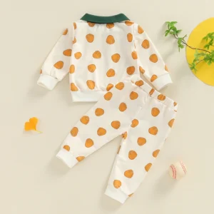 Toddler Boys Outfit Ghost Print Hoodie